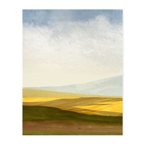 Golden Field - Triptych