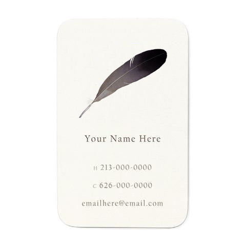 Bald Eagle Feather - Personal Calling Cards