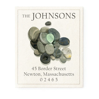 Sea Glass and Stones - Return Address Labels