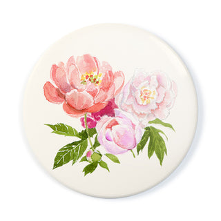 Coral Peonies - Pocket Mirror