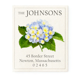 Early Hydrangea - Return Address Labels