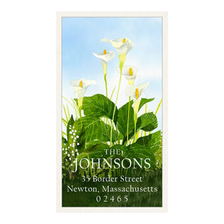 Spring Calla Lilies - Panoramic Return Address Labels