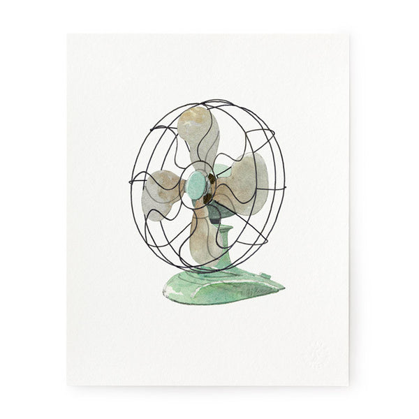 Retro Fan - Art Print