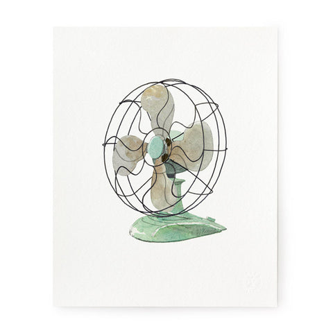 Retro Fan - Art Print