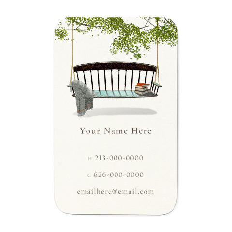 Swinging Bench - Personal Calling Cards