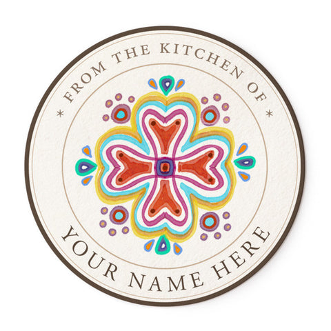 Floral Pattern - Chef Medallions