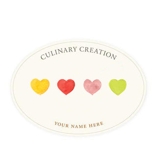 Heartfelt - Oval Kitchen Labels