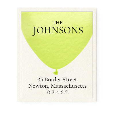 Spring Green Balloon