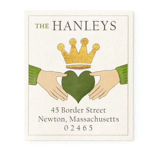 Claddagh Heart - Return Address Labels
