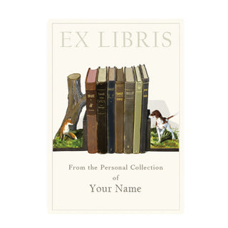 Fox and Hound Bookends - Bookplates