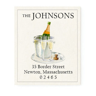 Champagne Bucket - Return Address Labels
