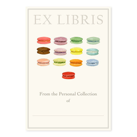 Les Macarons - Large Bookplates