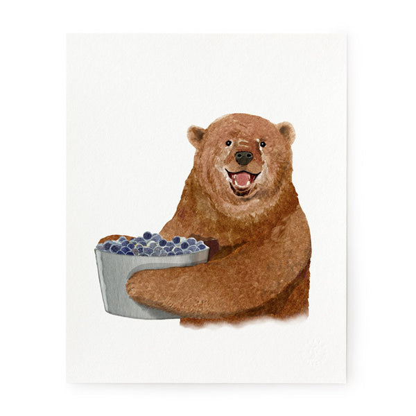 Berry Bear - Art Prints