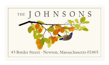 Apricot Branch - Panoramic Return Address Labels