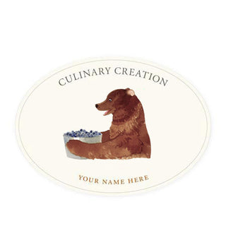 Blueberry Hill - Oval Kitchen Labels