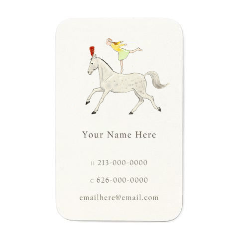 Circus Girl - Personal Calling Cards