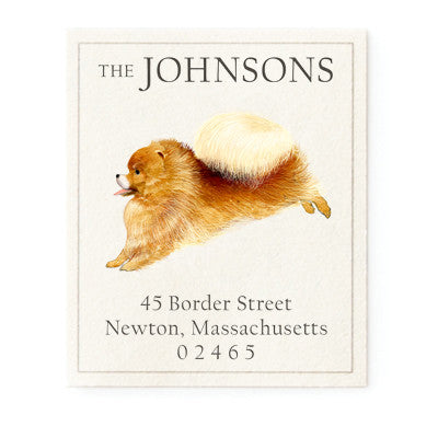 Pomeranian - Return Address Labels