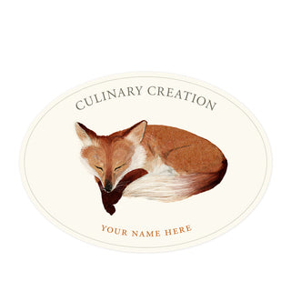 Sleeping In - Oval Kitchen Labels