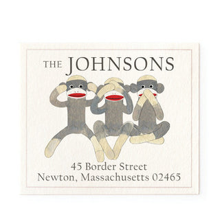 Monkey Business - Return Address Labels