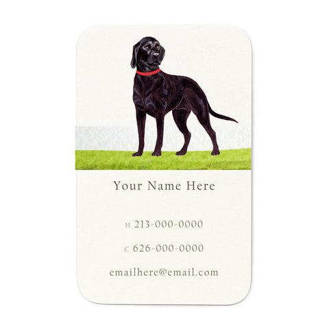 Black Labrador - Personal Calling Cards