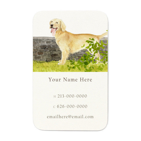 Golden Retriever - Personal Calling Cards