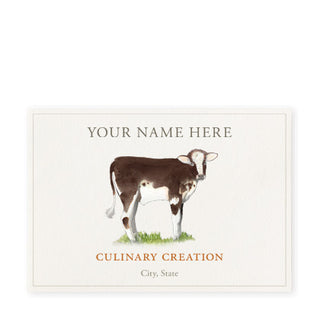 Brown Calf - Canning Labels