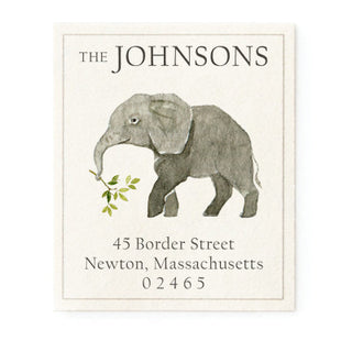 Elephant Calf - Return Address Labels