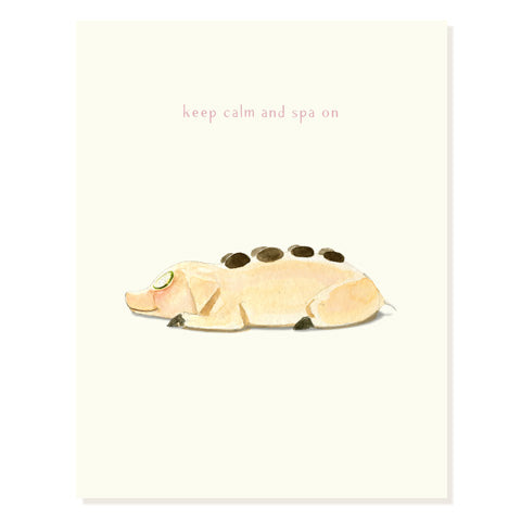 Piggy Spa - Occasion Card