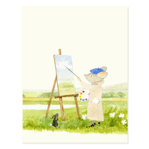 Plein Air Artist - Occasion Card