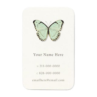 Mint Butterfly - Personal Calling Cards