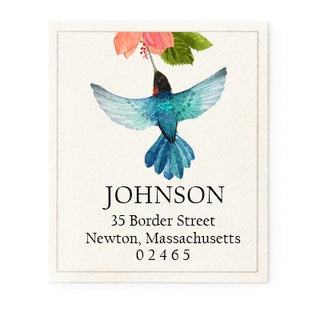 Azure Hummingbird - Return Address Labels