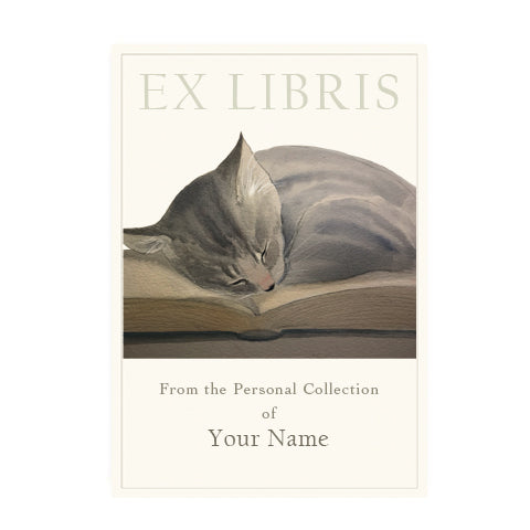 Ex Libris Bookplates - Watercolor Winter - set of 10