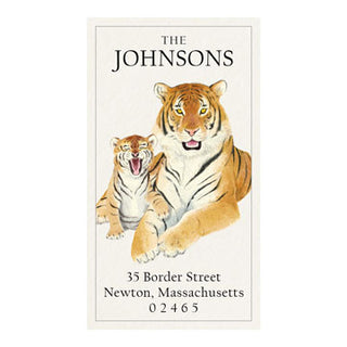 Tiger Mama - Panoramic Return Address Labels