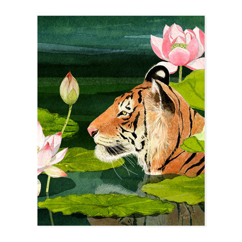 Water Tiger - Triptych