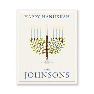Glowing Menorah - Word Play Labels
