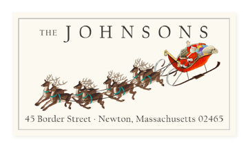 Just In Time - Panoramic Return Address Labels