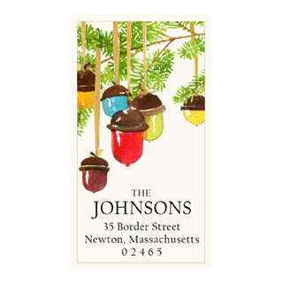 Nuts and Bulbs - Panoramic Return Address Labels