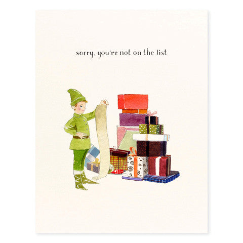 Checklist - Occasion Card