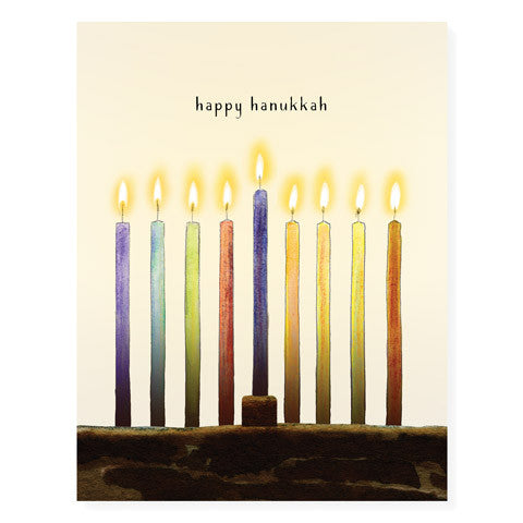 Hanukkah Candles - Occasion Card