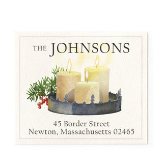 Candle Light - Return Address Labels