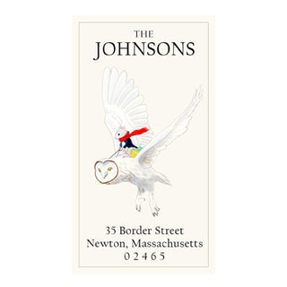 Owl Express - Panoramic Return Address Labels