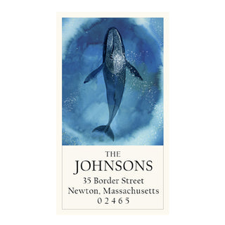 Whale Peace - Panoramic Return Address Labels