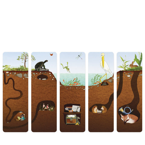 By the Pond - Illustrated Bookmarks