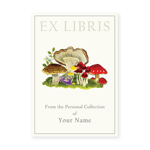 Mushrooms - Bookplates