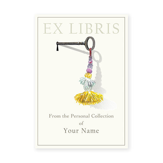 Key with Tassel - Bookplates