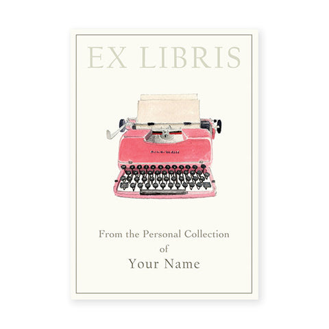 Retro Typewriter - Bookplates