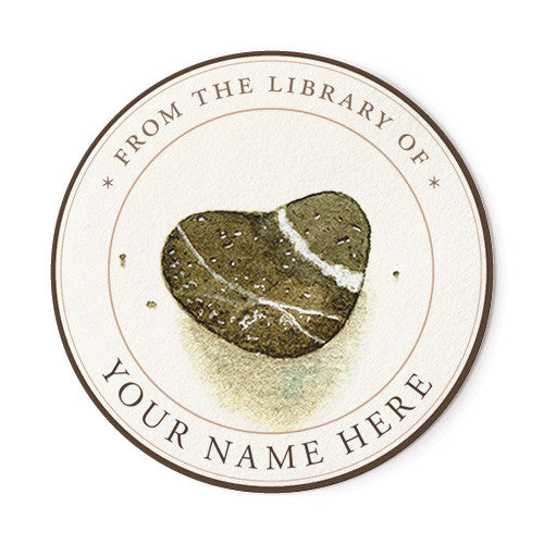 Heart-shaped Rock - Ex Libris Medallions
