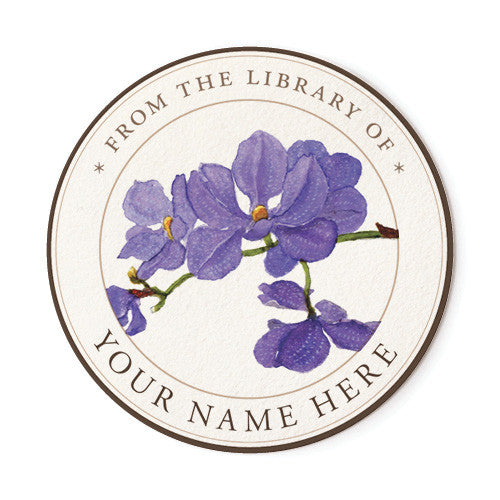Sapphire Orchid - Ex Libris Medallions