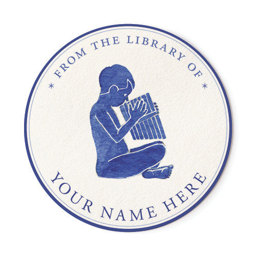 Delftware Boy - Ex Libris Medallions