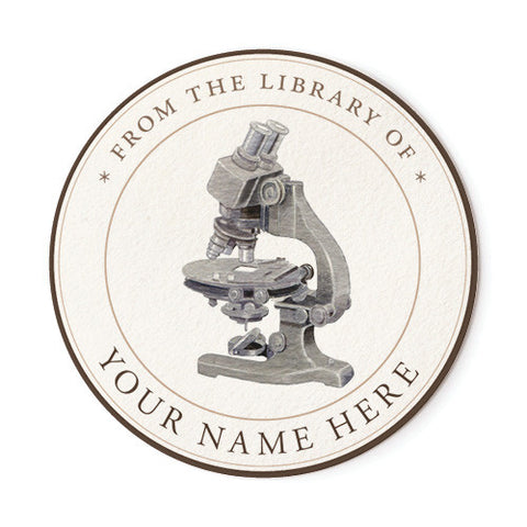 Microscope - Ex Libris Medallions